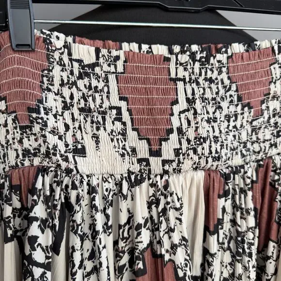 Anthropologie Black and White Midi Skirt - Picture 6 of 9